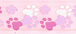 Color: 3001 - Paws- Pink/White